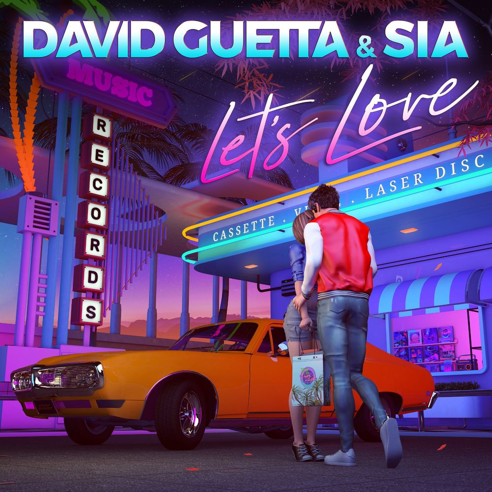 David Guetta & Sia — Let's Love artwork